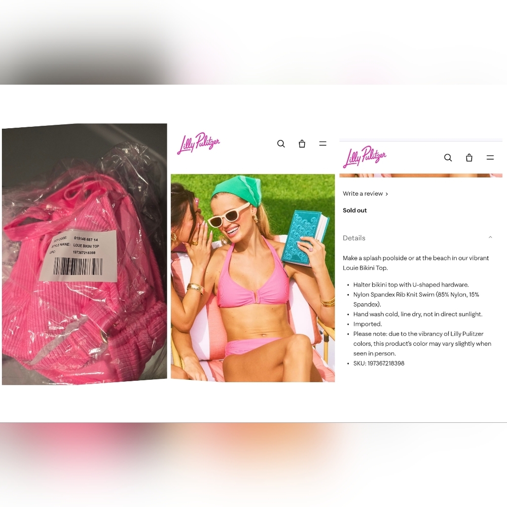 Lilly Pulitzer Louie Bikini Top